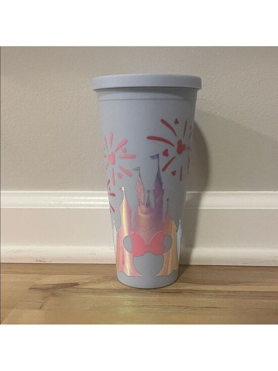 Other - Disney Castle Tumbler with Fireworks Design